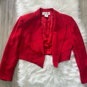 Dior Scarlet Red Women's Blazer